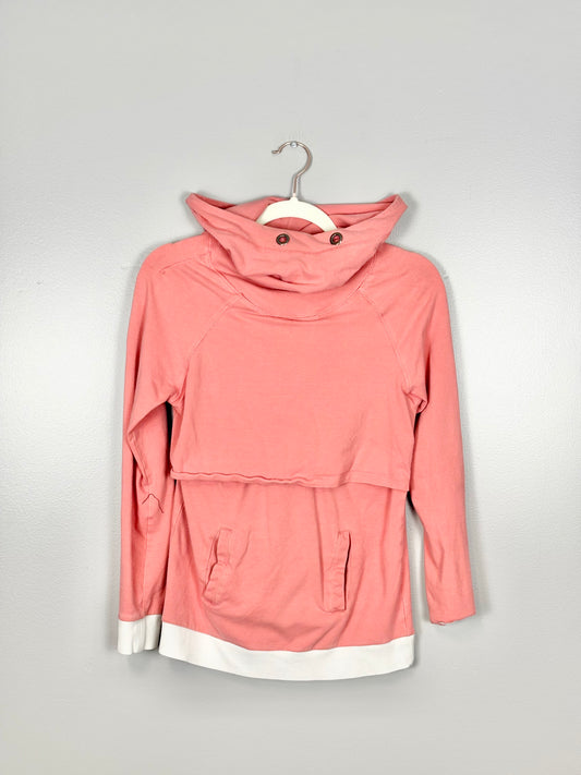 XS - Momzelle Pink Nursing Hoodie