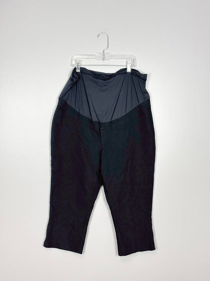 XL - Stork & Babe Black Capri