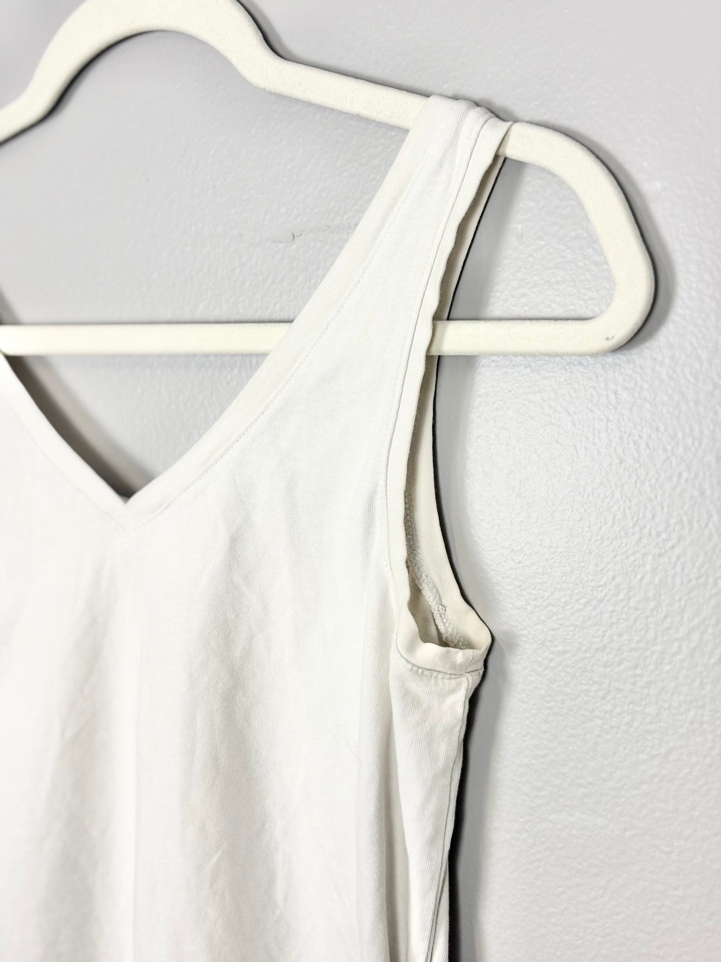 S - Thyme Reversible White Tank