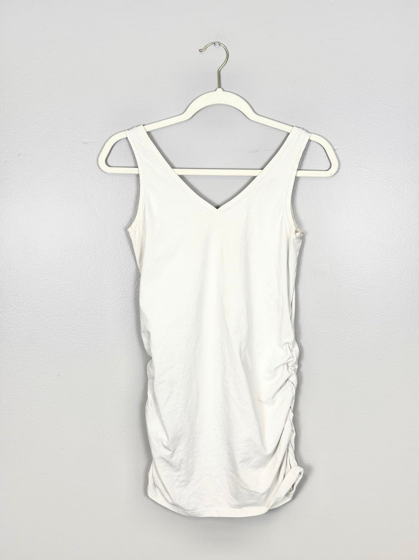 S - Thyme Reversible White Tank