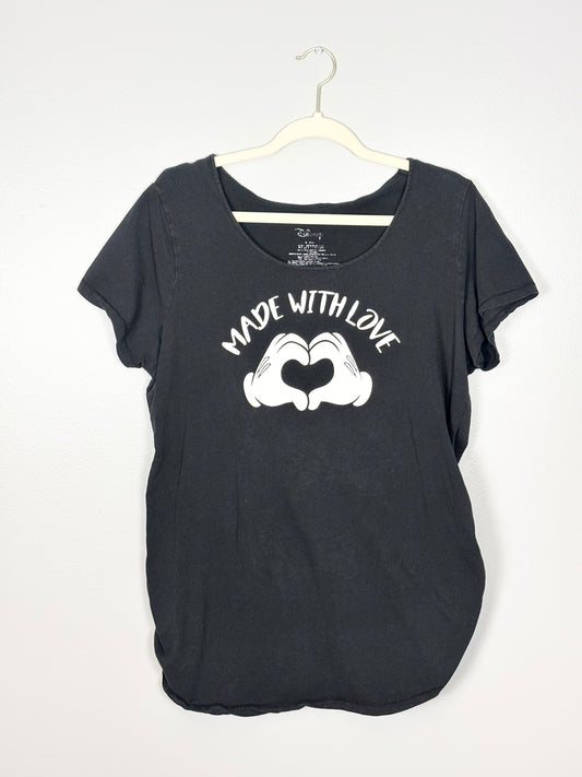 XXL - Disney Made With Love Black Shirt