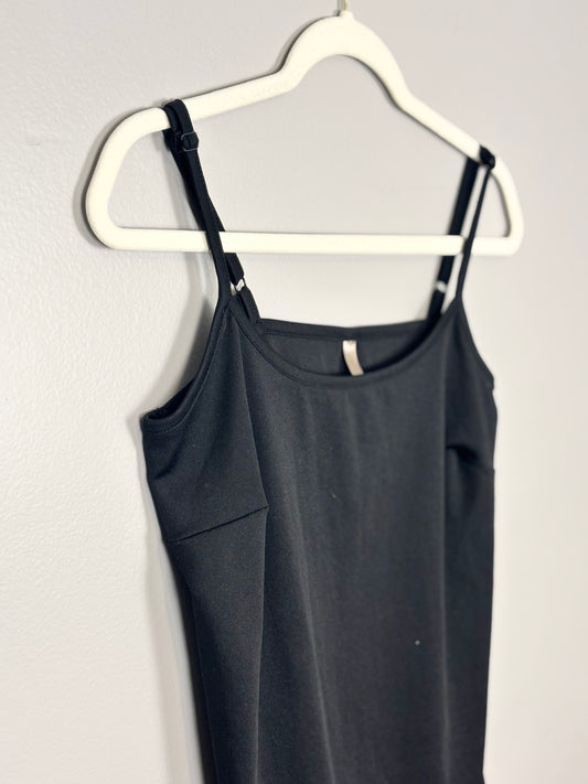 M - Thyme Black Maternity Tank