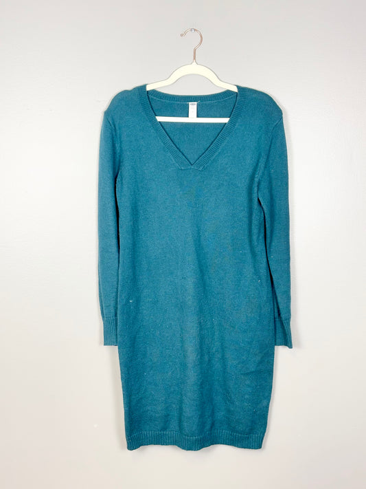 M - Old Navy Teal Green Long Sweater