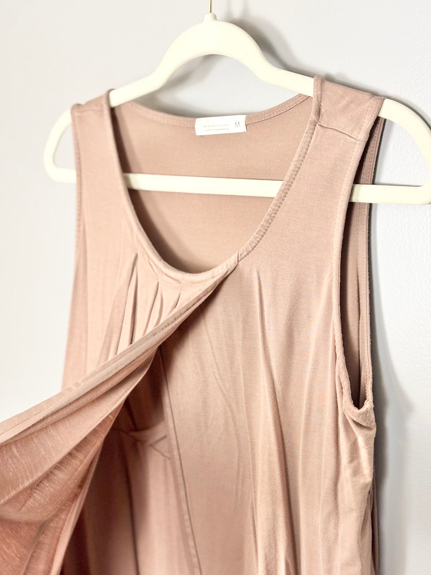 M - Unknown Brand Caramel Nursing Tank