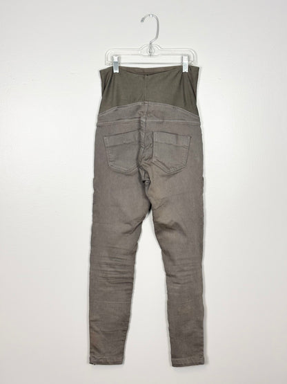 Size 4/XS - Mama Maternity Dark Taupe Skinny Pant