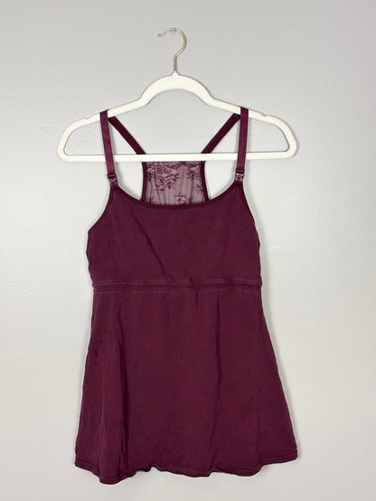 M - Burgundy Nursing Tank