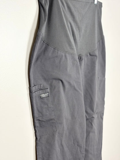 L - Cherokee Workwear Grey Maternity Scrubs