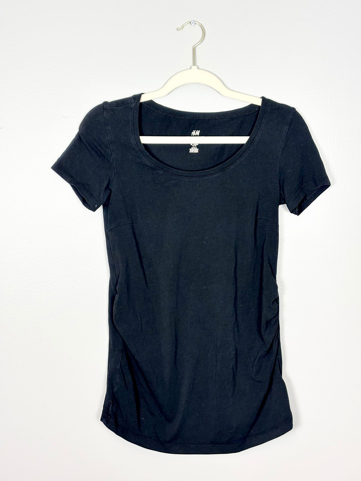 S - H & M Basic Black Shirt