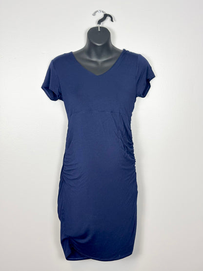 M - Stork & Babe Royal Blue Maternity Dress